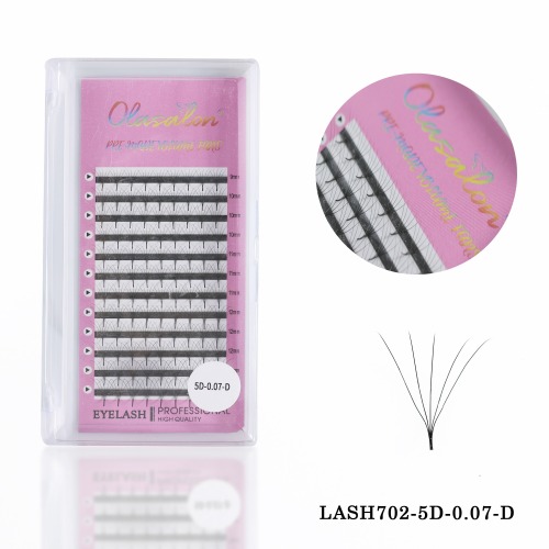 pestaña-Pre-made volumen Fans-MIX-5d-0.07-d-lash702