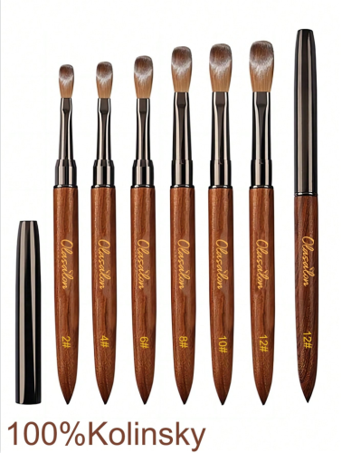 100% Kolinksy Gun -Gray Gray Solid Wood Rod Pincel