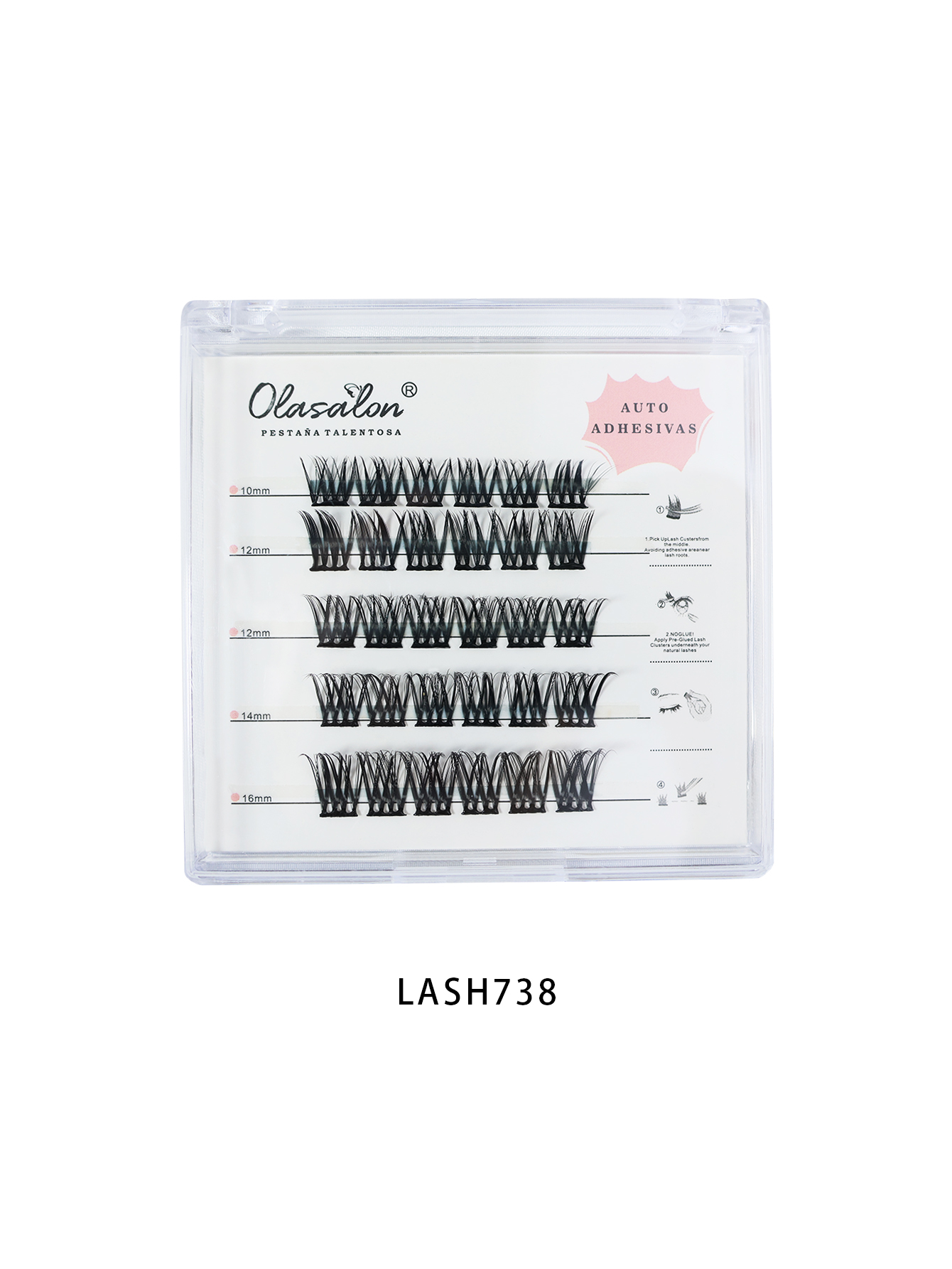 LASH738Modelo de rollo de flores pequeñas