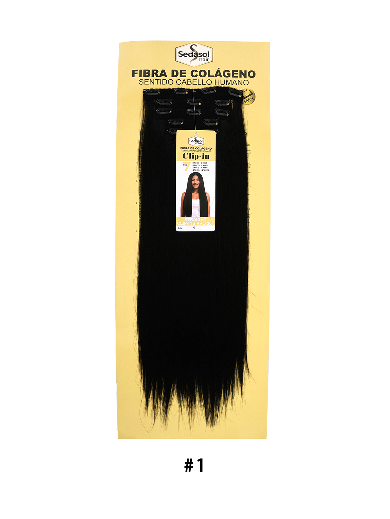 Natural Black 20-Inch 7-Piece Set