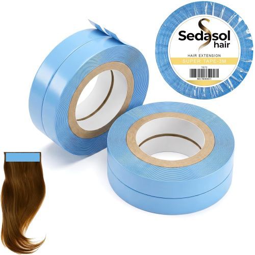 Super Adhesive Wig Tape Roll, Double Tape, Used for Lace Systems and Human Hair Extensions, Wig Bonding &amp; Replacement, Long-Last