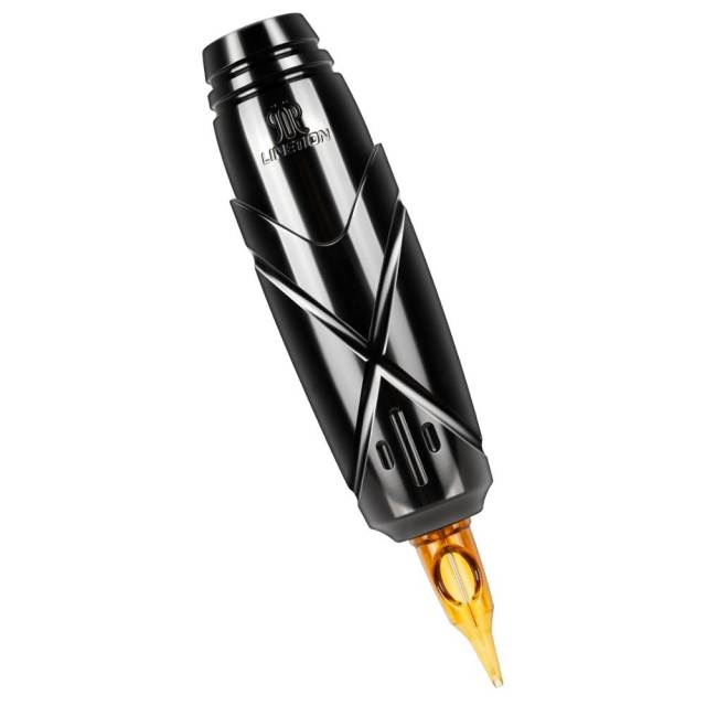 DKLAB Linetion xXx Mini Tattoo Machine Pen Set With Wireless Power Supply,20pcs Mix Needle Cartridges,Completely Tattoo Kit