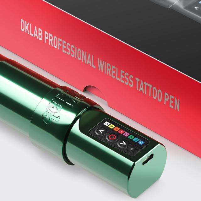Wireless Tattoo Machine Pen Gun Kit Supply,DKLAB DK-W1 Limit  Emerald Color