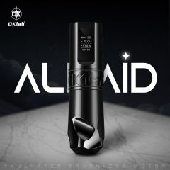Black ALKAID Tattoo Gun Machine Kit Wireless Battery Pen