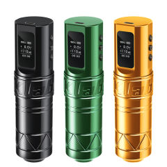 Gold ALKAID Wireless Tattoo Pen Machine Kit Gun,DKLAB Tattoo Equipment Supply