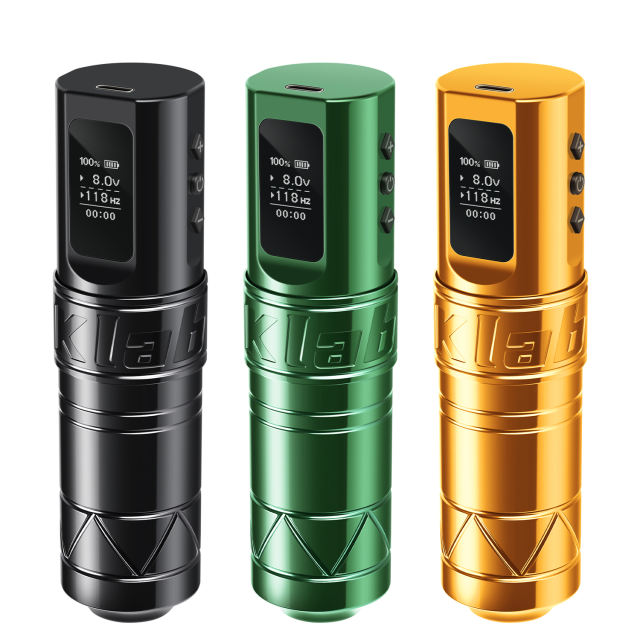 Gold ALKAID Wireless Tattoo Pen Machine Kit Gun,DKLAB Tattoo Equipment Supply