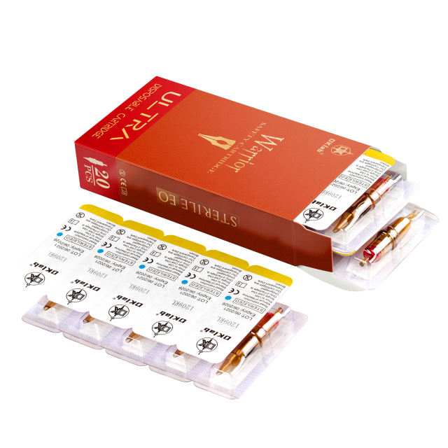 Tattoo Needles DKLAB Warrior Cartridge Neeldes RL Series Round Liner,Top Grade 304# Stainless Steel Long Taper