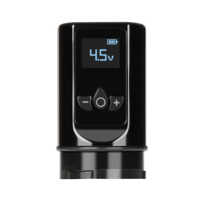 Black DK-W1 Pro Wireless Tattoo Pen Machine Kit,1 Pen & 1 Spare Battery