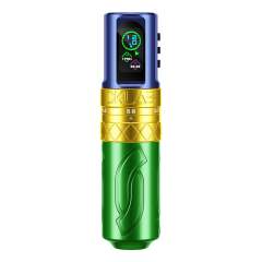 DKLAB Mizar Tattoo Pen Machine,Rotary Tattoo Gun Kit Load Strong Japanese Coreless Motor,Stroke Adjustable Start from 2.7mm to 4.5mm,2 Pieces of 1800mAh Battery Pack