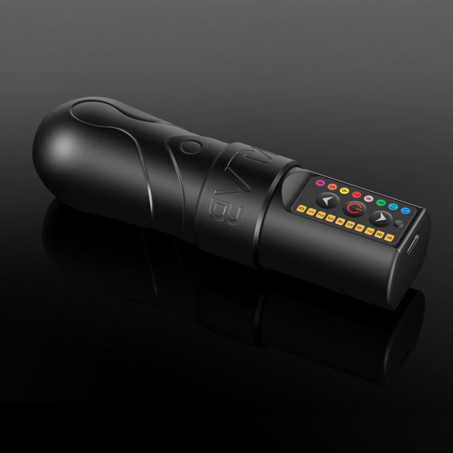 DKLAB New DK-W1 Wireless Tattoo Machine Rotary Battery Pen Gun with Portable Power Pack 2400 mAh LED Digital Display for Body Art