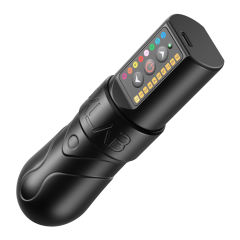 DKLAB New DK-W1 Wireless Tattoo Machine Rotary Battery Pen Gun with Portable Power Pack 2400 mAh LED Digital Display for Body Art