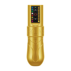 DKLAB New DK-W1 Wireless Tattoo Pen Machine Set Gold Color