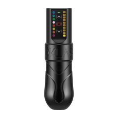 Black Color New DK-W1 Tattoo Machine Pen Gun Kit Wireless Battery Power Supply