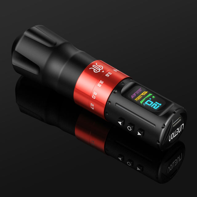 Linetion KT2 Wireless Tattoo Gun Pen Machine Kit with 1800 mAh Battery & Stroke Adjustment From 2.7~4.5 mm