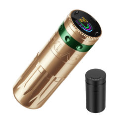 DKLAB Megrez Mini Wireless Tattoo Gun Kit Portable Smart Rotary Tattoo Machine Short Pen with Brush-less Motor