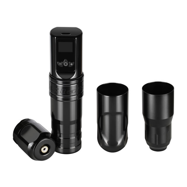 DKLAB DK-W1 Pro Wireless Tattoo Gun Rotary Pen Machine Equipped with Customized Japanese Motor,2400 mAh Battery,and 2 Pieces Spare Grips