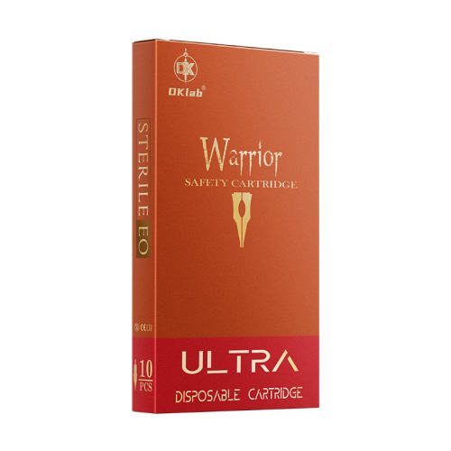 10 Pieces Pack DKLAB Warrior Tattoo Cartridge Needles for Body Tattooing & Permanent Microblading Makeup,0.35/0.30 #10 #12 Round Liner Bugpin Magnum RL / RS / RM(MC) / M1 for Tattoo Supply