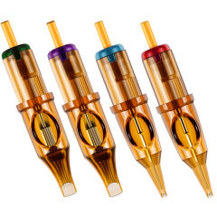 10 Pieces Pack DKLAB Warrior Tattoo Cartridge Needles for Body Tattooing & Permanent Microblading Makeup,0.35/0.30 #10 #12 Round Liner Bugpin Magnum RL / RS / RM(MC) / M1 for Tattoo Supply