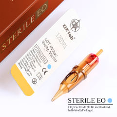 10 Pieces Pack DKLAB Warrior Tattoo Cartridge Needles for Body Tattooing & Permanent Microblading Makeup,0.35/0.30 #10 #12 Round Liner Bugpin Magnum RL / RS / RM(MC) / M1 for Tattoo Supply