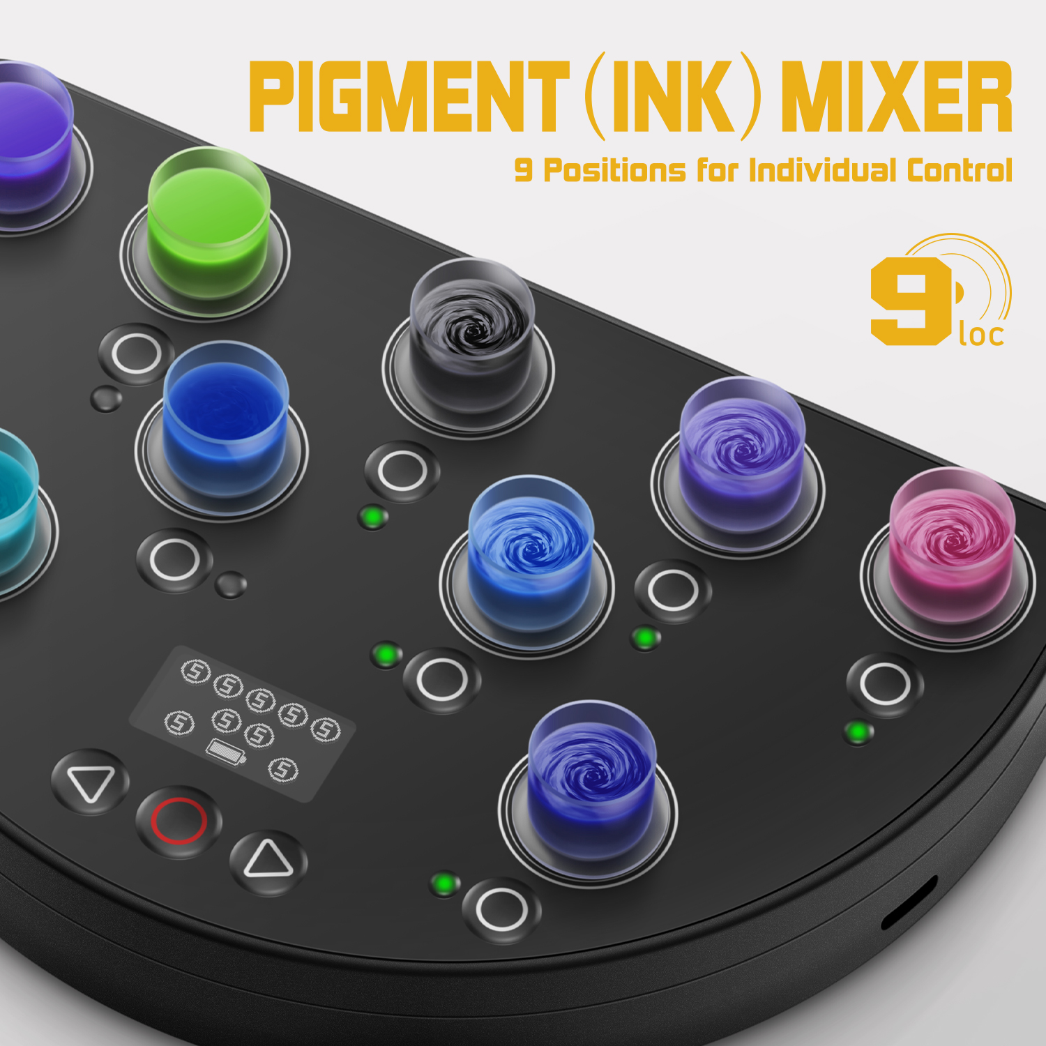 DKLAB MRX-1 Tattoo Pigment Mixer with 9 Position Ink Stirring