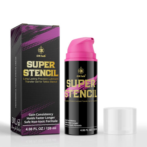 DKLAB Super Stencil Cream Gel for Tattoo Thermal Transfer Patten,Suitable for Any Type of Paper,Safety,Clear & Easy,120ml Pack