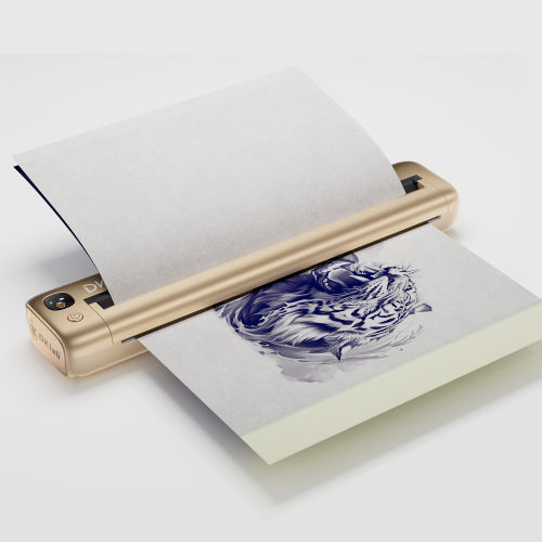 DKLAB Brand New Wireless Bluetooth Tattoo Thermal Stencil Printer DKTP01,A4 Size,Smart & Potable