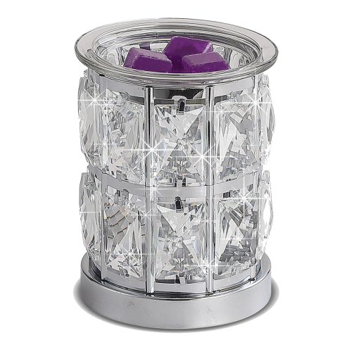 Silver crystal straight tube wax melter Fragrance diffuser Household crystal iron wax melter is safe, durable and quiet without fire