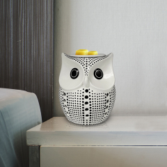 ceramic Owl glass aromatherapy candle holder, aromatherapy wax block, wax melter, safe and durable aromatherapy without fire