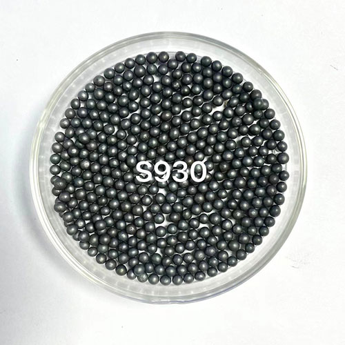 What workpieces are generally treated with large-sized steel shots?