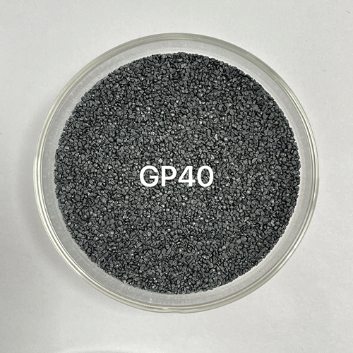 Steel grit of different hardness