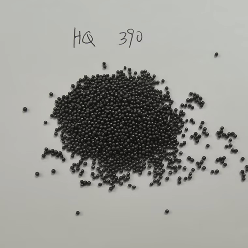 What are the reasons for high waste of steel shot?