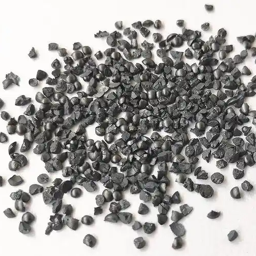 What is the standard of national cast steel grit?
