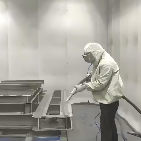 What factors can affect the sandblasting effect of a sandblasting machine?