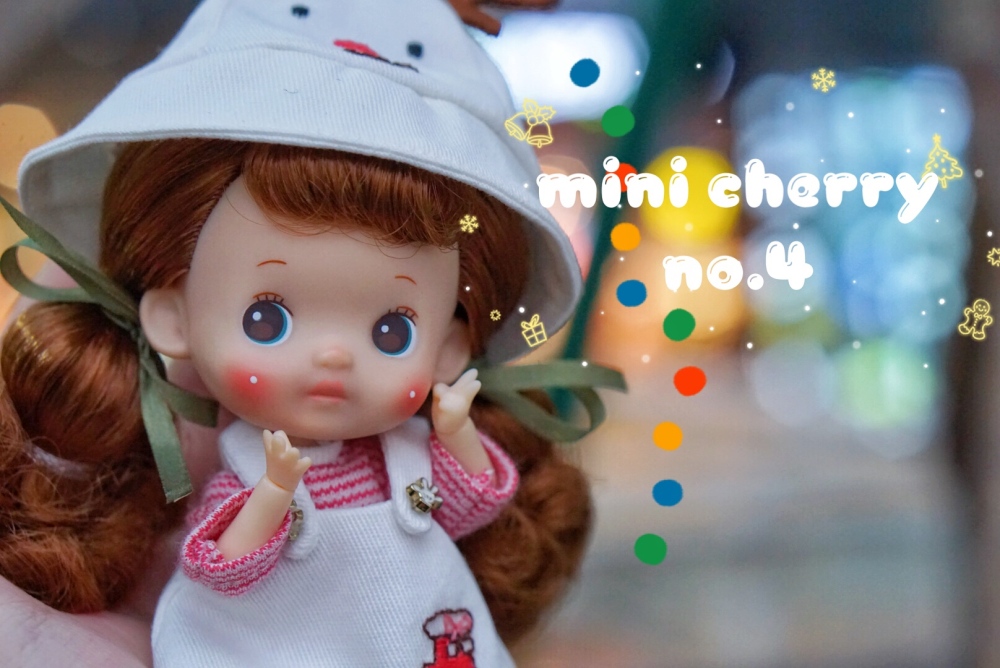 【STOCK】【mini cherry doll】x-mas anna ob11 1/12 pvcdoll