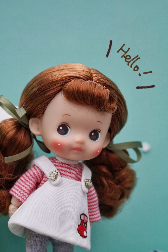 【STOCK】【mini cherry doll】x-mas anna ob11 1/12 pvcdoll
