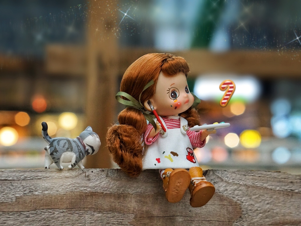 【STOCK】【mini cherry doll】x-mas anna ob11 1/12 pvcdoll