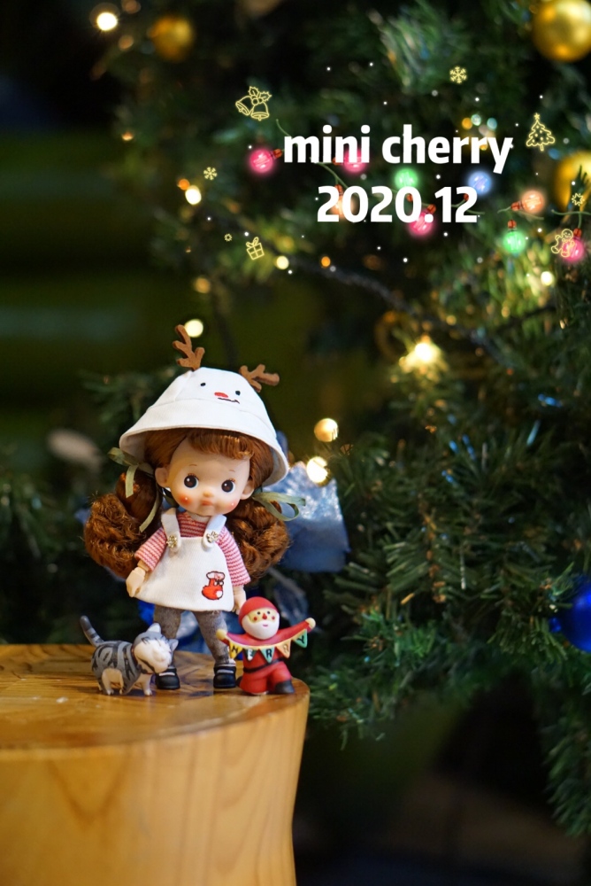 【STOCK】【mini cherry doll】x-mas anna ob11 1/12 pvcdoll