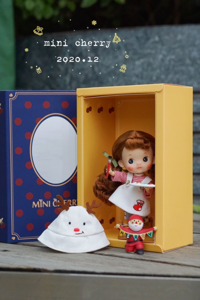 【STOCK】【mini cherry doll】x-mas anna ob11 1/12 pvcdoll