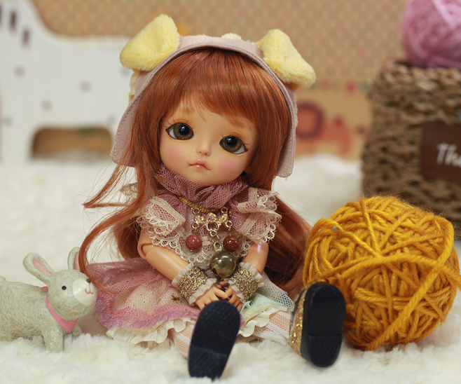 【STOCK】lati yellow latidoll "The little golden puppy" ver. Sophie/Sleeping Sophie