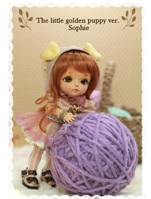 【STOCK】lati yellow latidoll "The little golden puppy" ver. Sophie/Sleeping Sophie