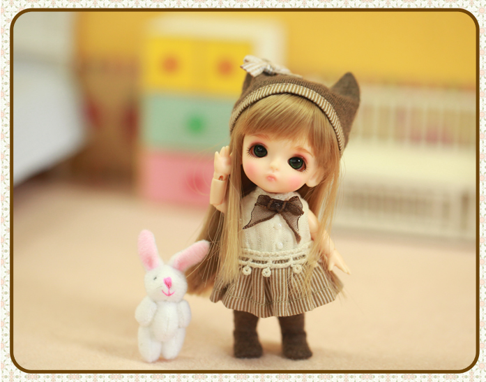 【STOCK】latidoll lati white basic belle 9.8cm bjd