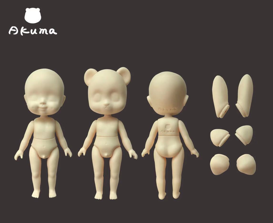 【Stock】【Akuma】【Aboy&Kuma】pvc doll 1/6 defect; version