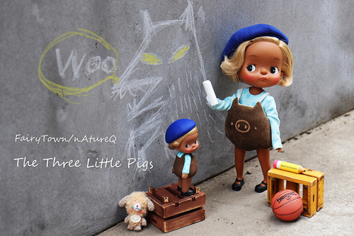 【holala】【3 little pig】pipita holala pvcdoll 1/6【stock】【second-hand】