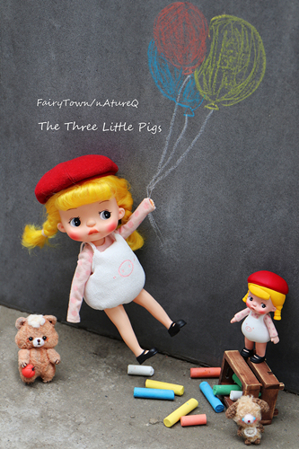 【holala】【3 little pig】pipita holala pvcdoll 1/6【stock】【second-hand】
