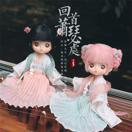 【STOCK】【Popo&Milk】【Hanfu Girl Limited 】 pvcdoll 1/6