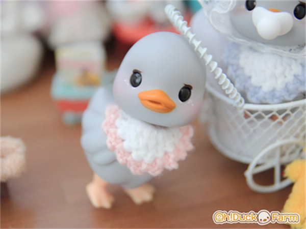 【STOCK】【Oh！Duck Farm】Mini！Duck 【Grey】resin doll