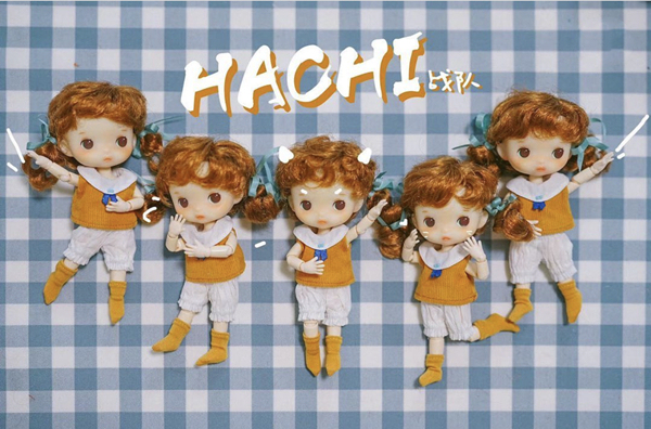 【STOCK】【girl】QLYwork hachi season1 pvcdoll ob11 size