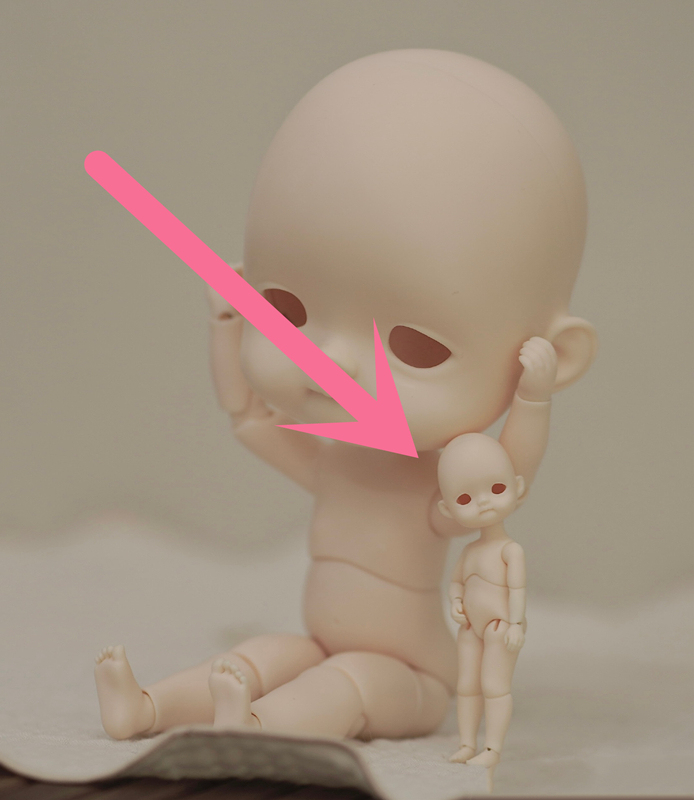 【Mini DianDian】8cm yuyudoll bjd 1/12