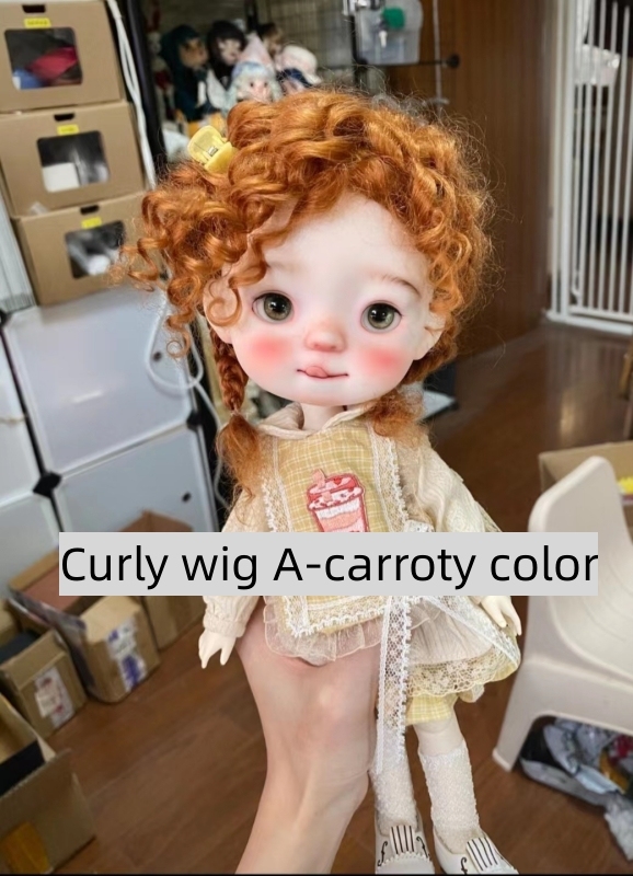 Curly wig A【Wig Only】 Spring doll