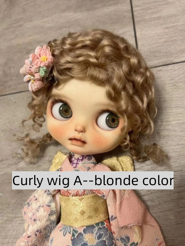 Curly wig A【Wig Only】 Spring doll